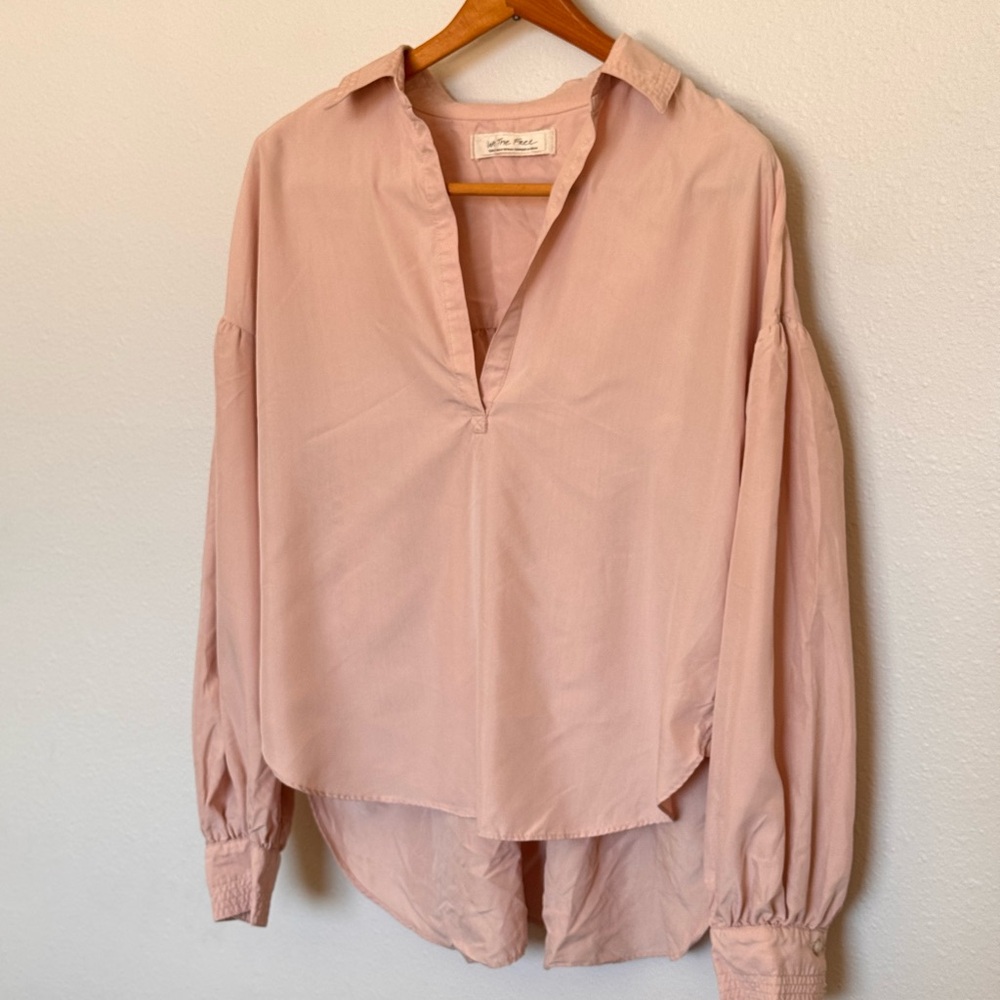 Free People blush blouse